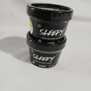 Set of (2) LUSH hand and body lotion SLEEPY 3.1 oz NEW/SEALED